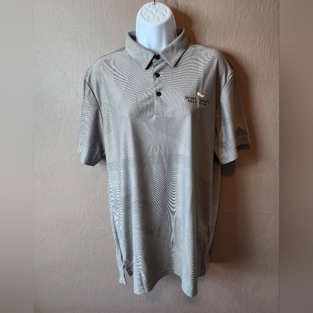 Adidas Wine Valley Golf Club Embroidered Polo NWT